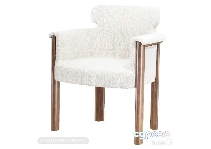 Wooden Chair 3D Model – 7298 – VRAY Render