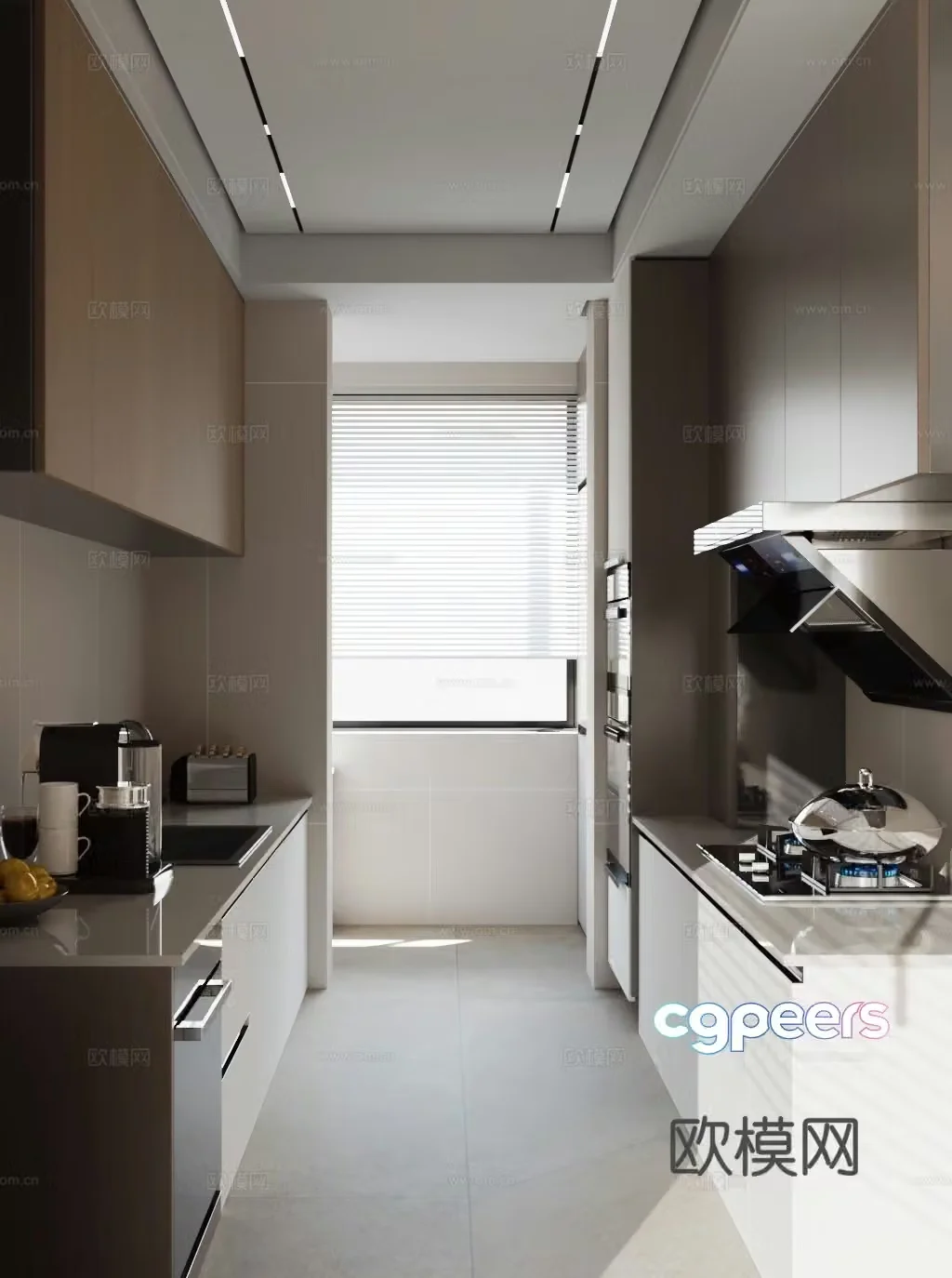 Modern kitchen 3d model