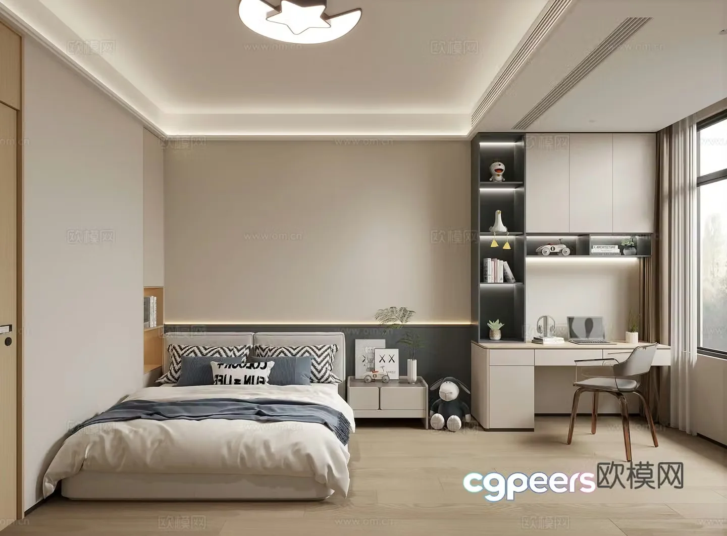 Modern bedroom 3d model