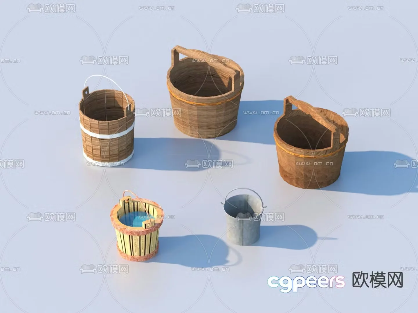 Rural Farming Sketch Farm Tools 3D Model