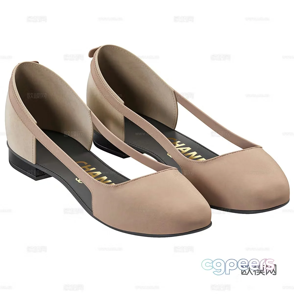 Women’s casual shoes 3d model