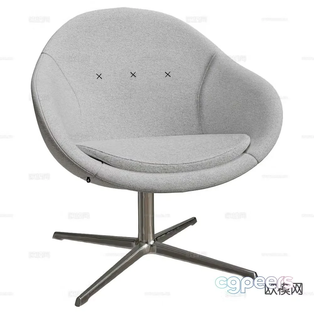Varier Italian style leisure chair office chair 3d model