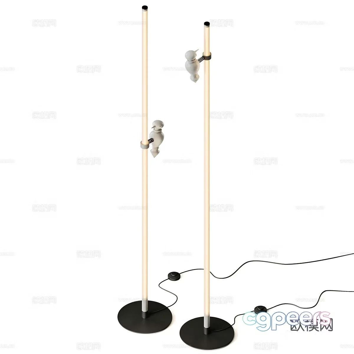 Creative floor lamp artistic floor lamp 3d model