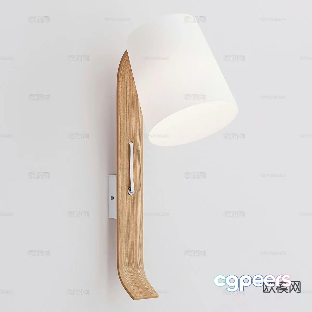 Wabi-sabi wall lamp minimalist wall lamp 3d model