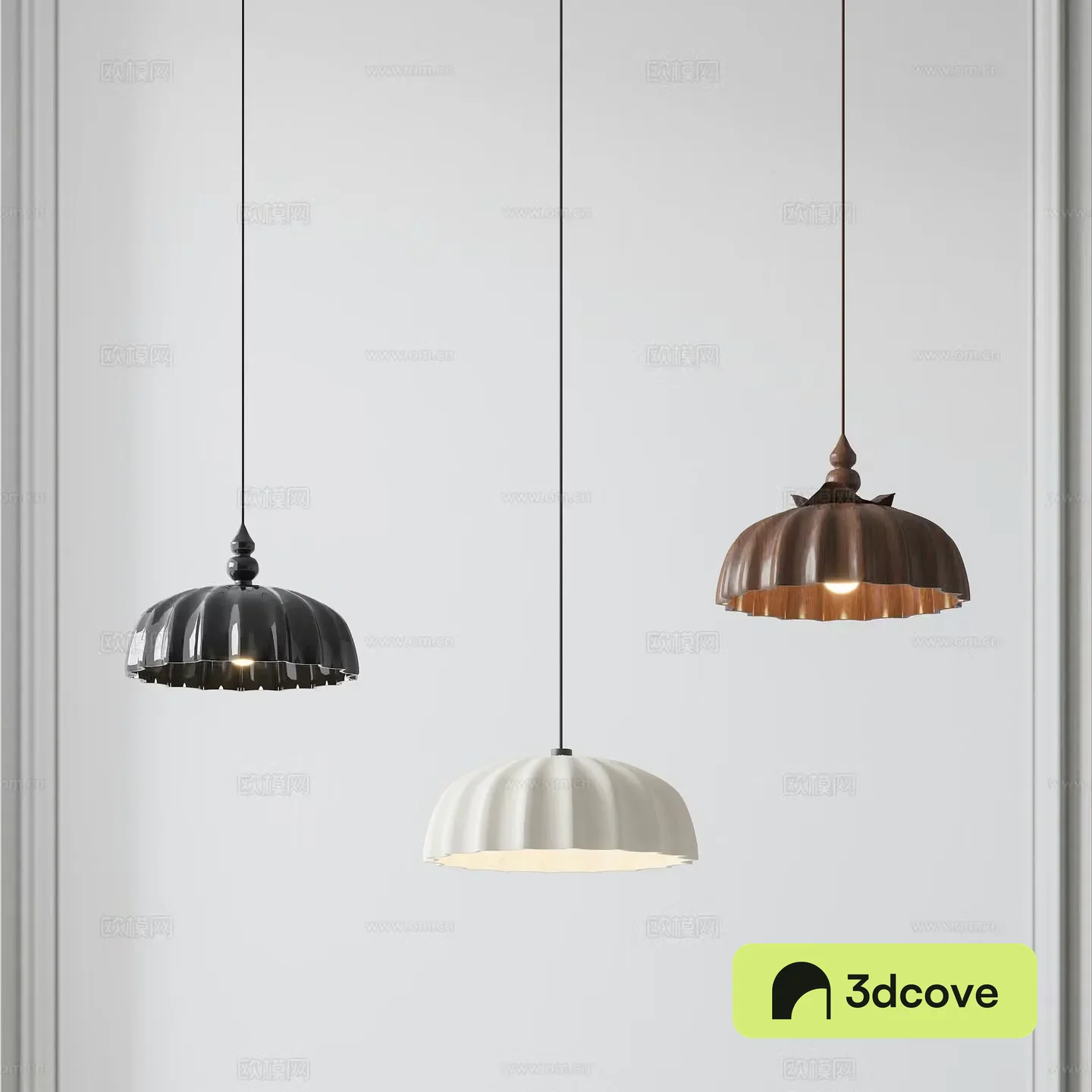 Middle Ages wasaki chandelier Restaurant chandelier Retro chandelier Middle Ages chandelier Wasaki chandelier 3D model
