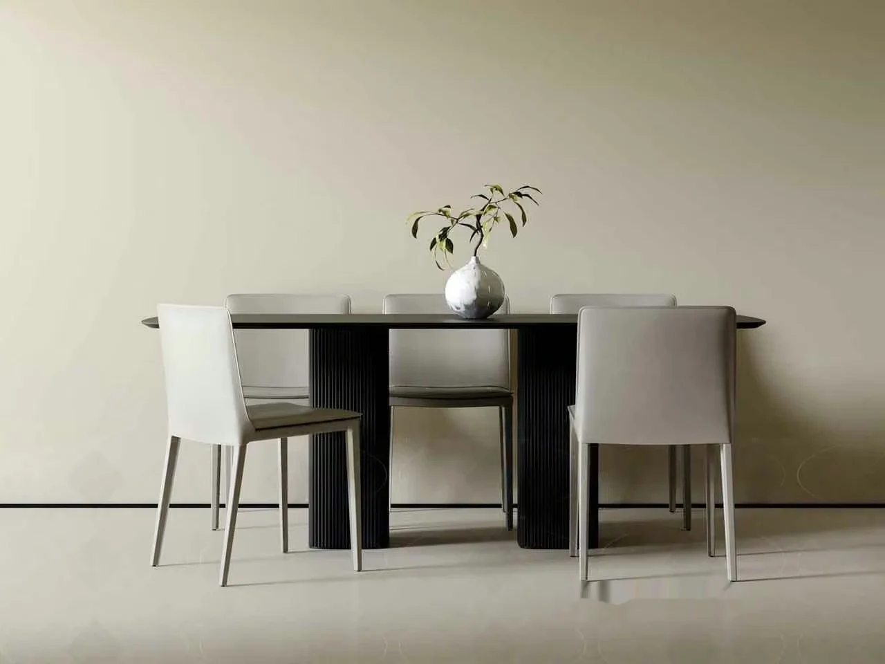 Modern Dining Table 3D Model – 3244 – VRAY Render