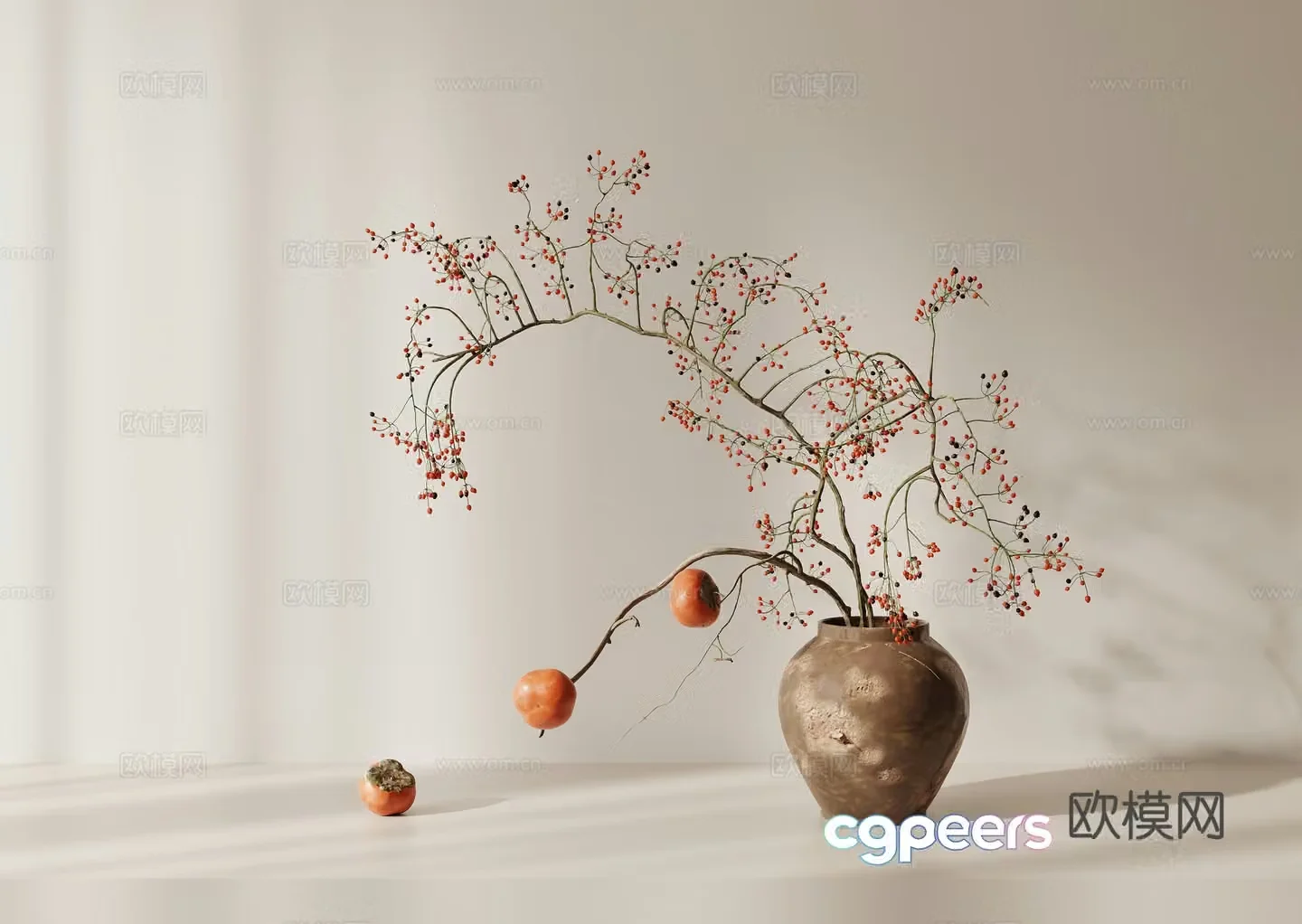 Potted ornaments 3D model