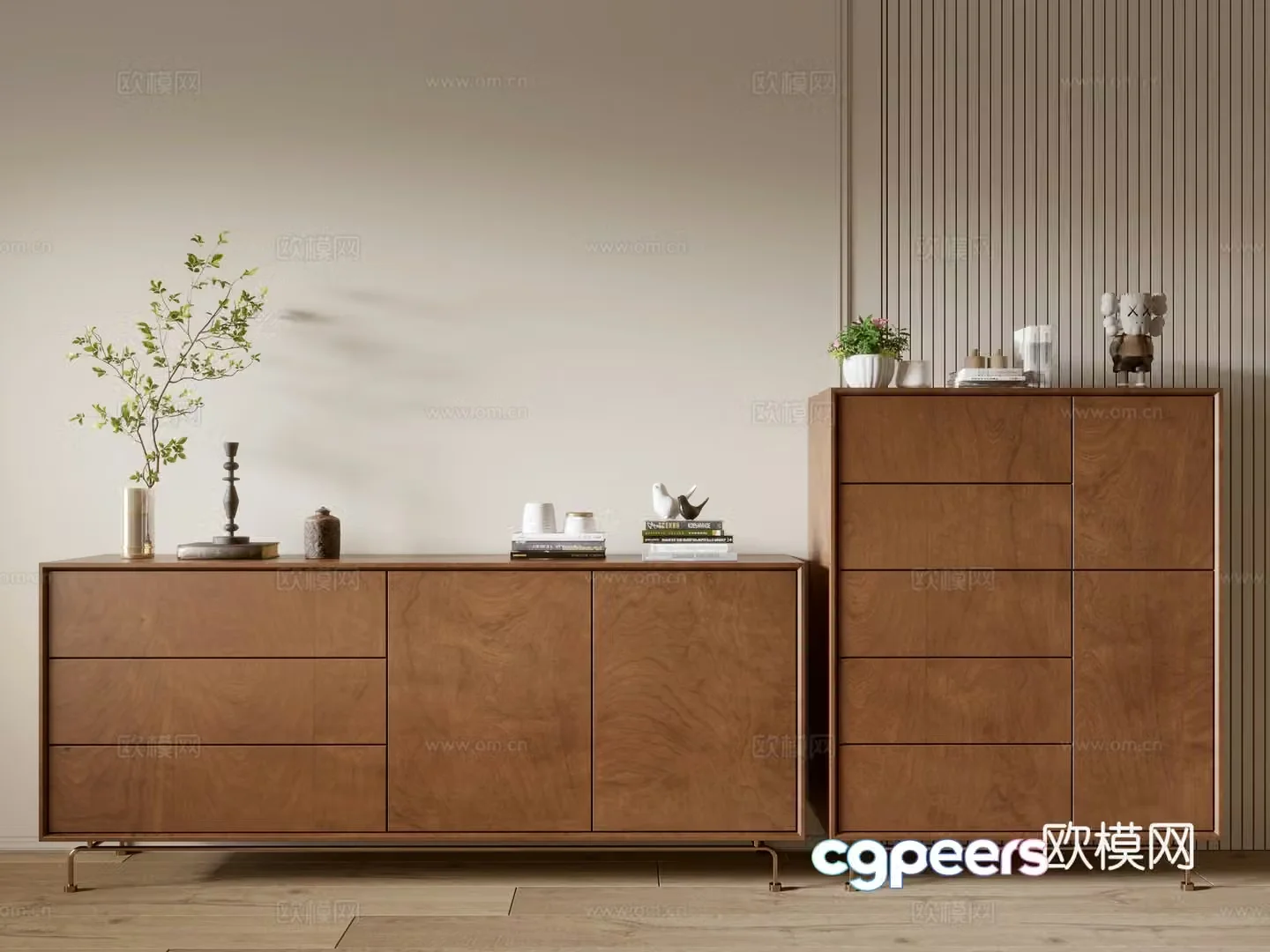 Modern cabinet whole cabinet sideboard balcony cabinet storage cabinet entrance entrance cabinet 3D model