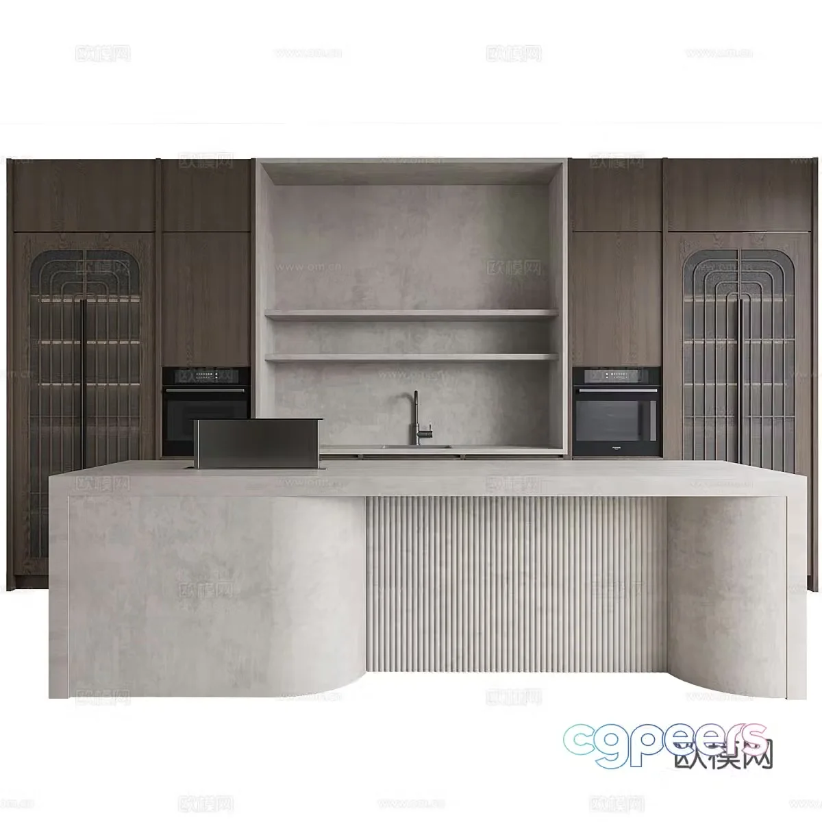 New Chinese style Wasabi cabinet 3D model