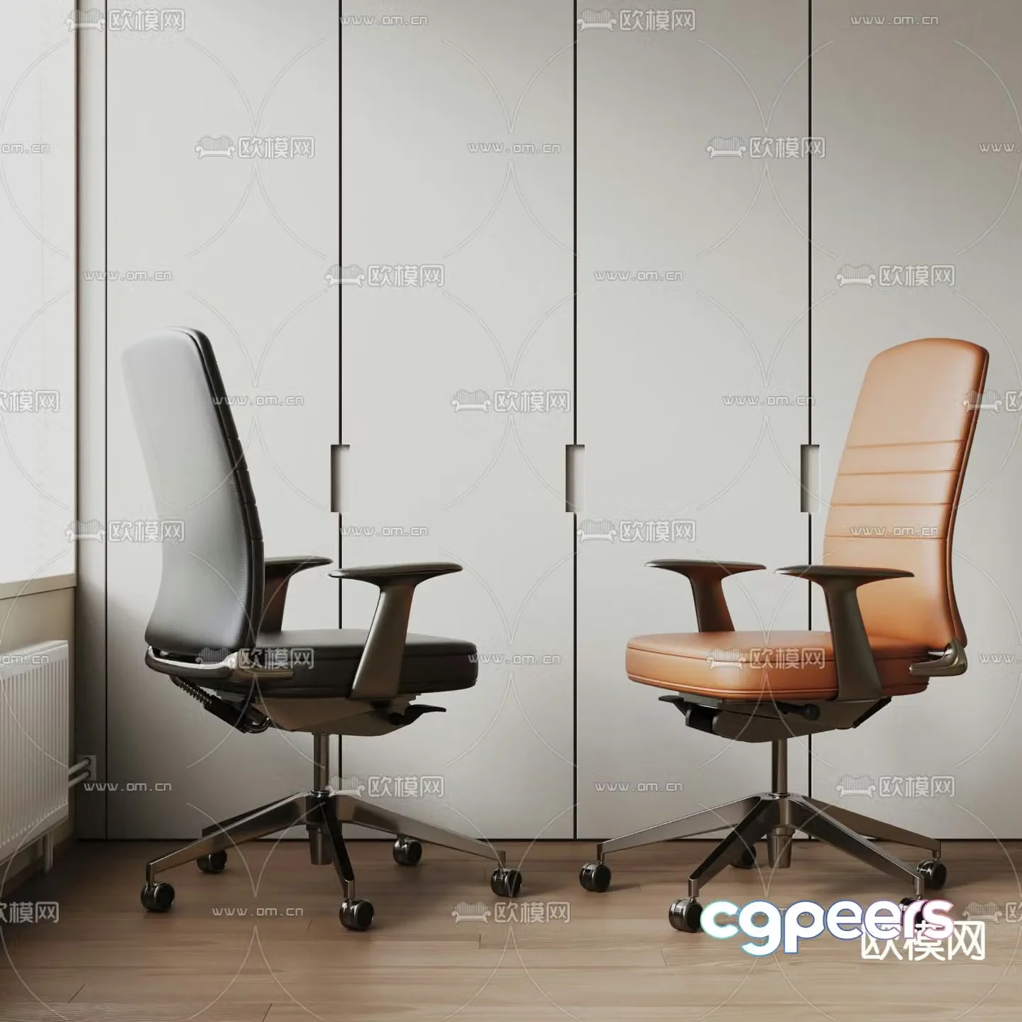 Office chair computer chair 3d model