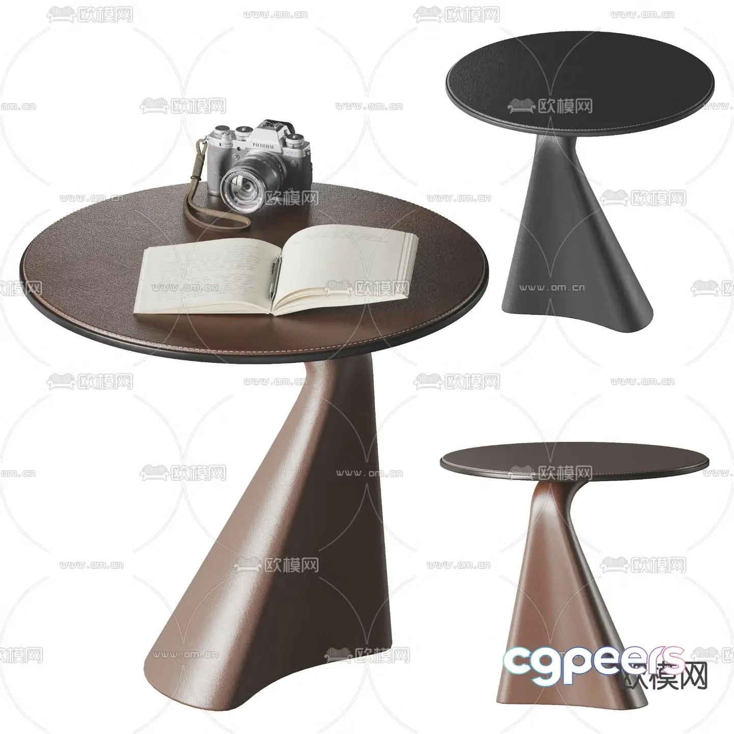 Modern side table coffee table corner table 3d model