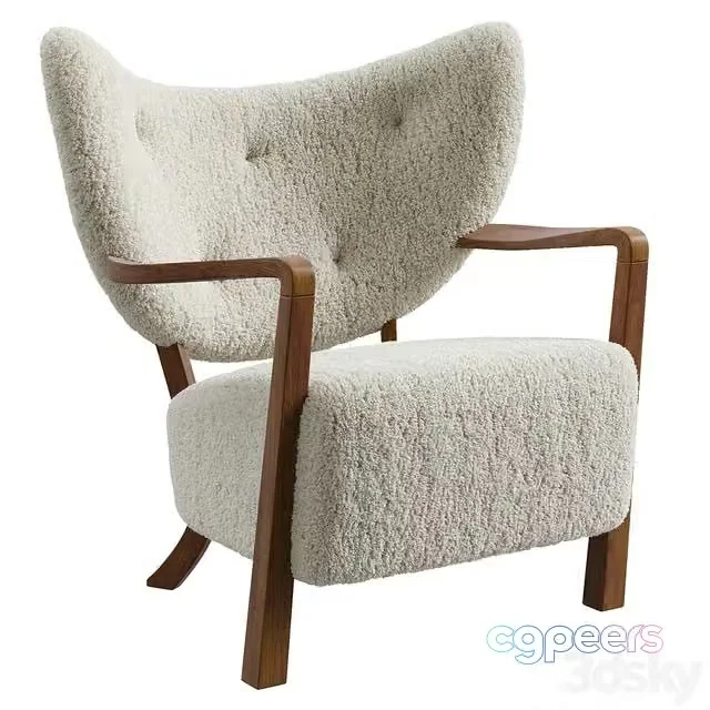 3ds Max Free – &Tradition Wulff Armchair