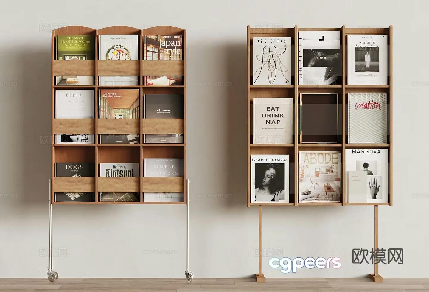 Bookshelf Modern bookshelf 3d model