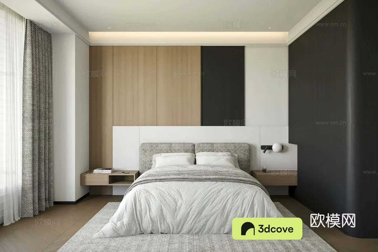 Modern bedroom elderly room