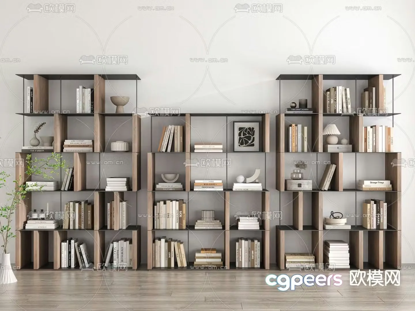 Iron storage rack display rack display rack 3d model