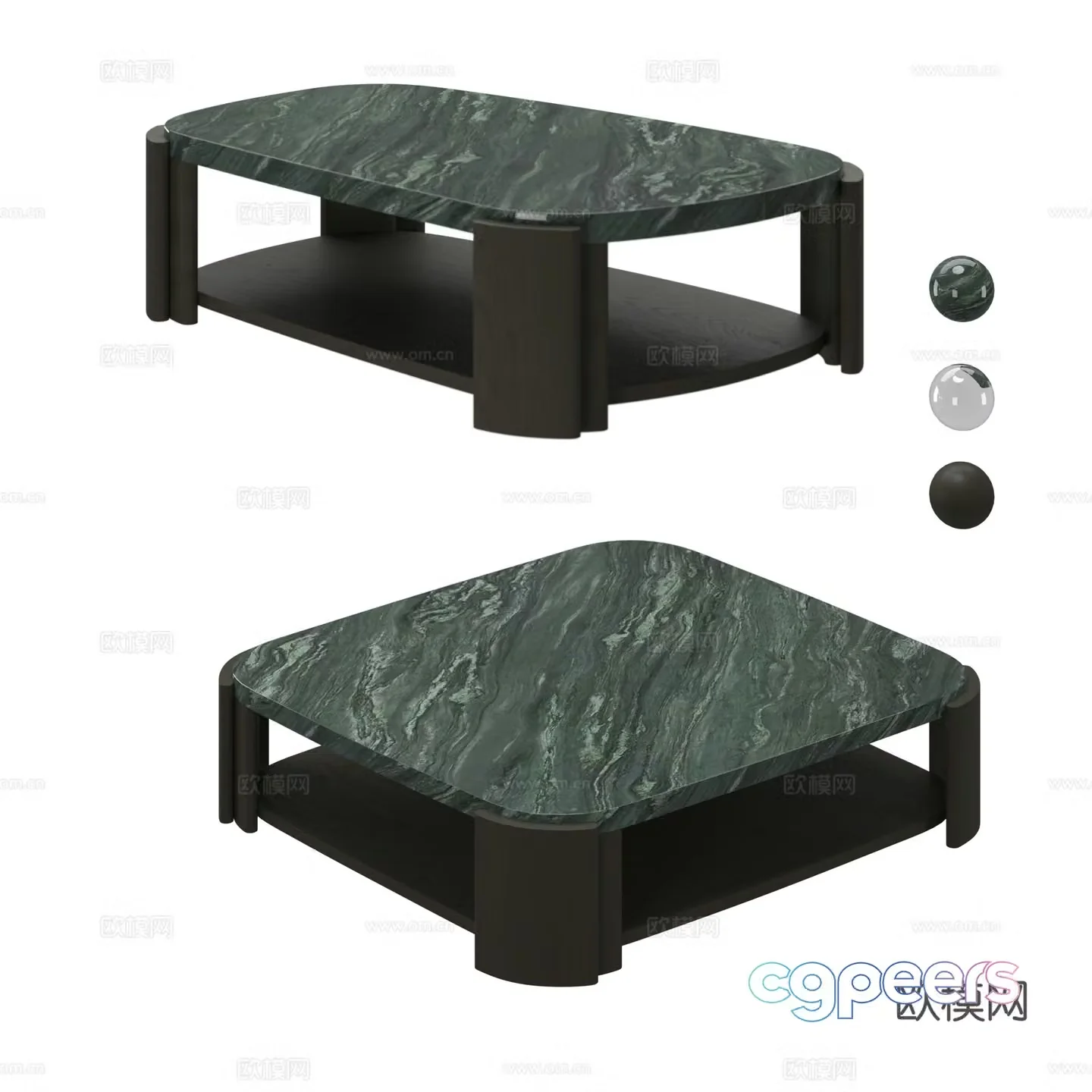 Dexian Hanwa tea table coffee table 3D model