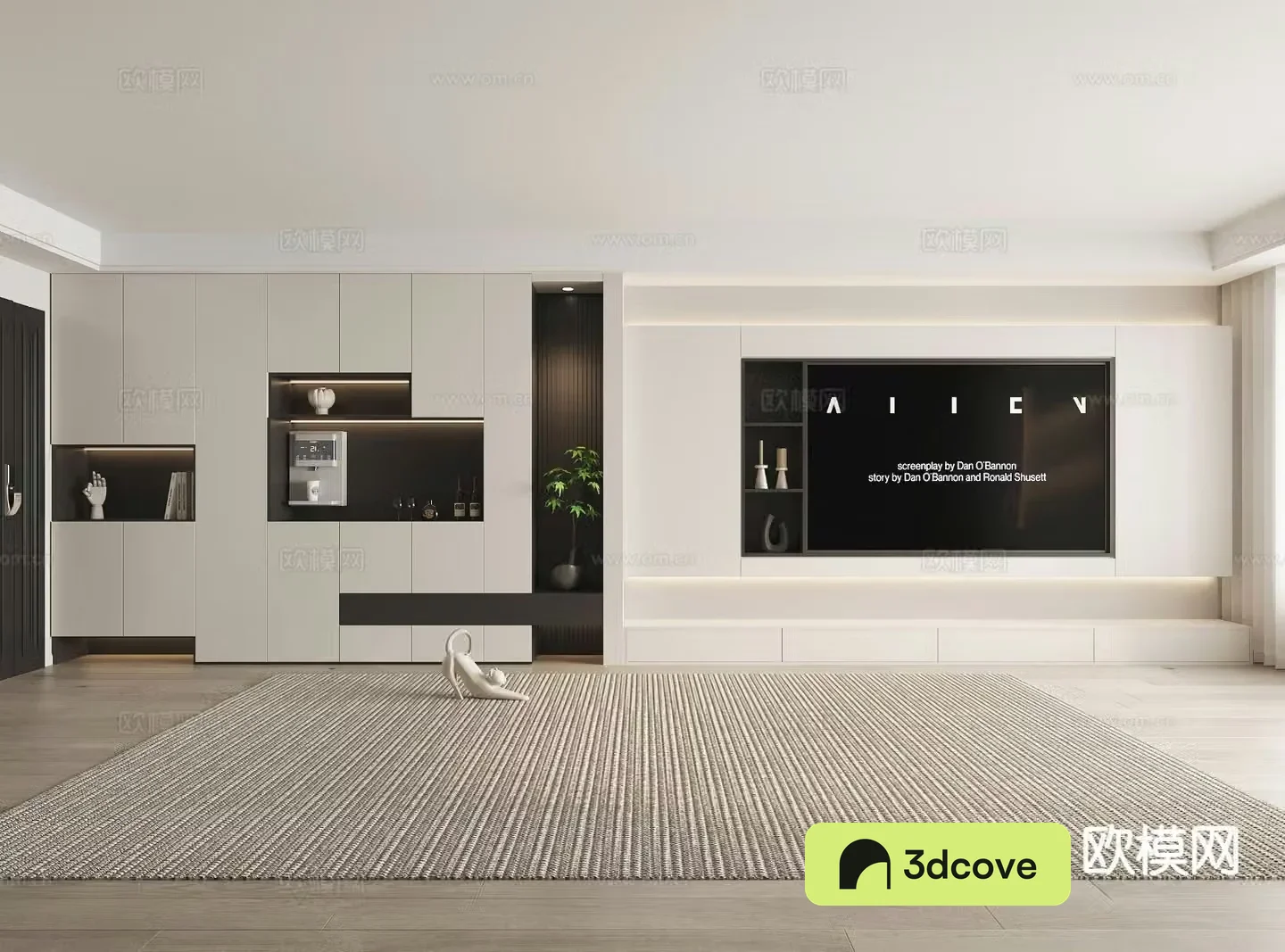 Shoe cabinet TV cabinet integrated cabinet hall cabinet customized