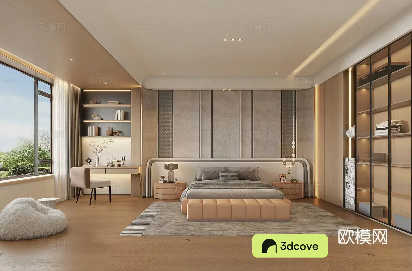 Modern bedroom