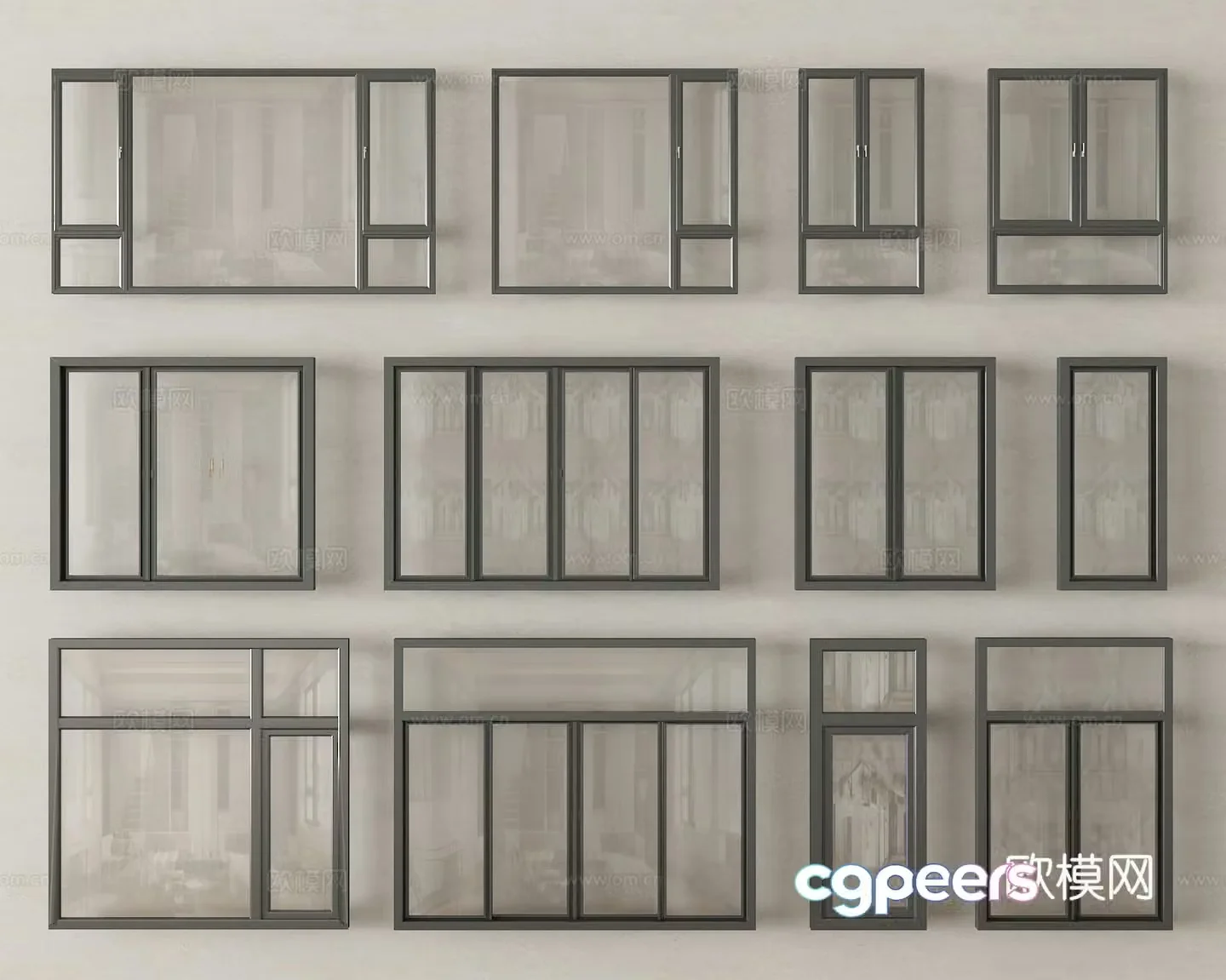 Casement window Window 3D model