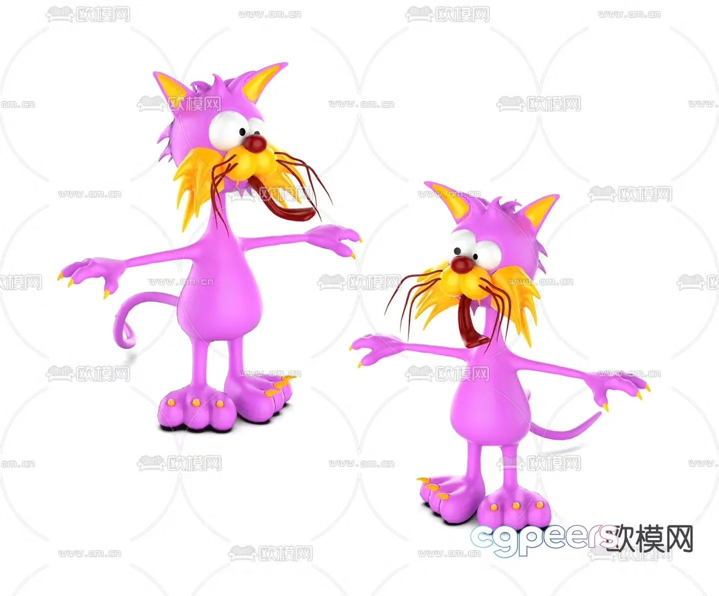 Cartoon toy doll 3d model