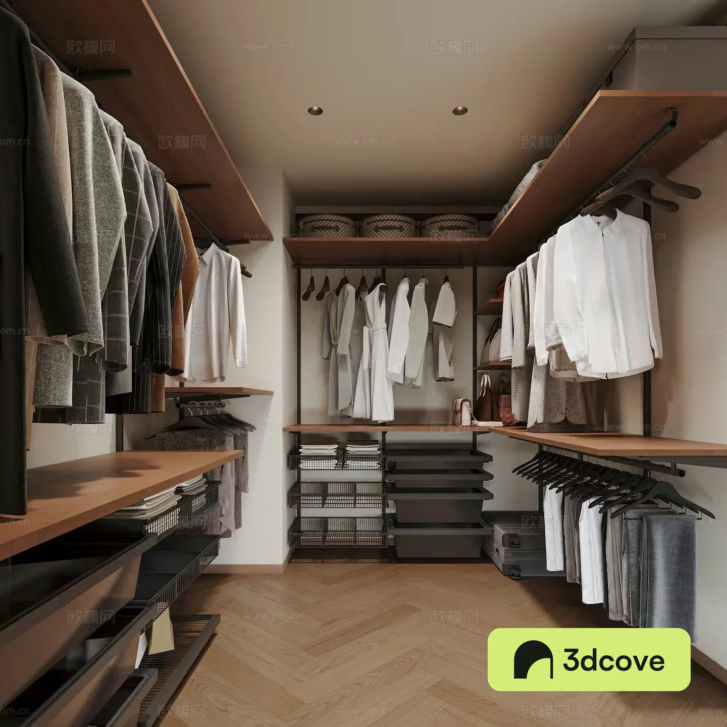 Medium metal cloakroom Jaci metal cloakroom Log cloakroom