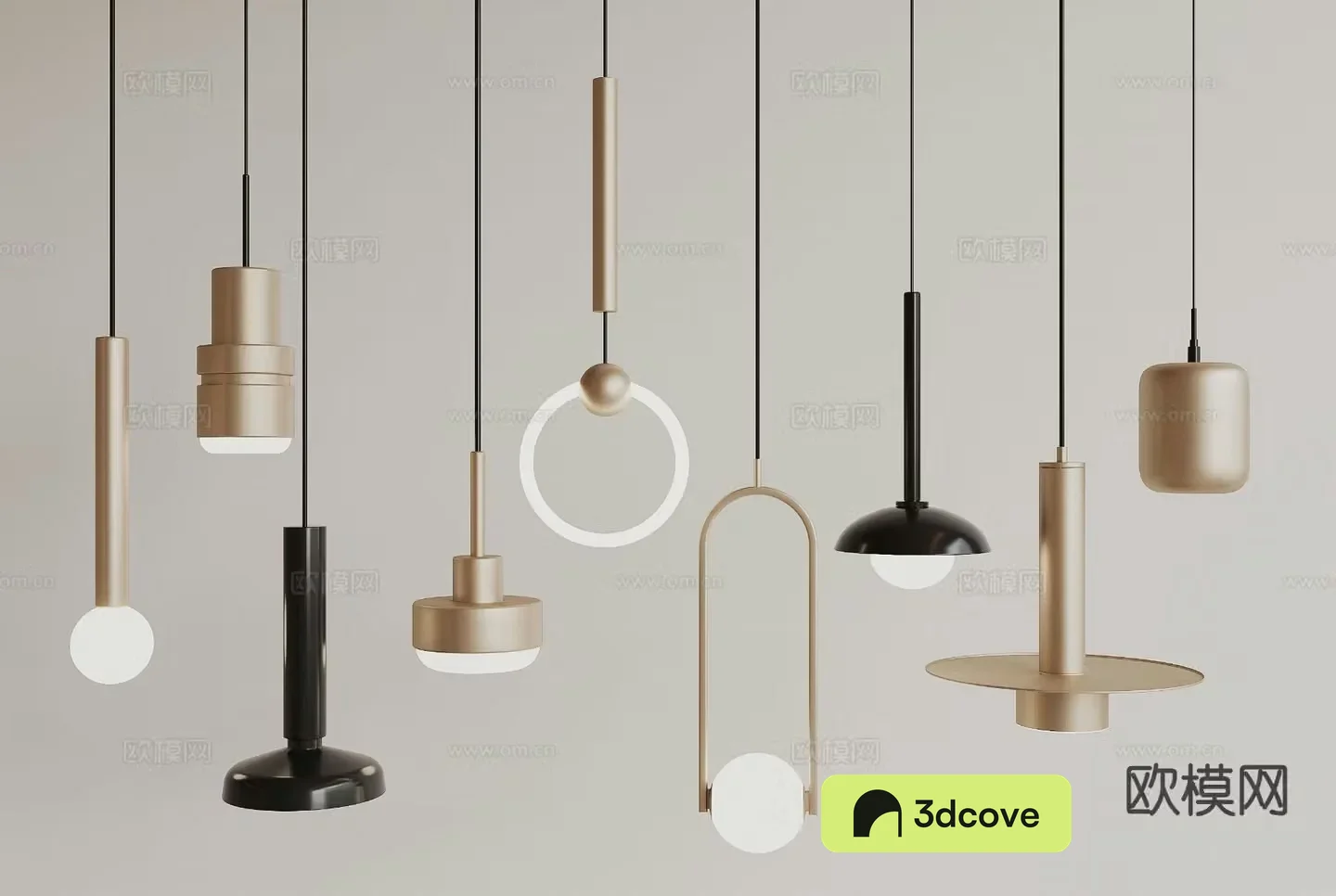 Light luxury bedside small chandelier