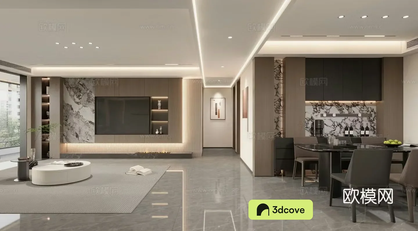 Modern Italian dining room