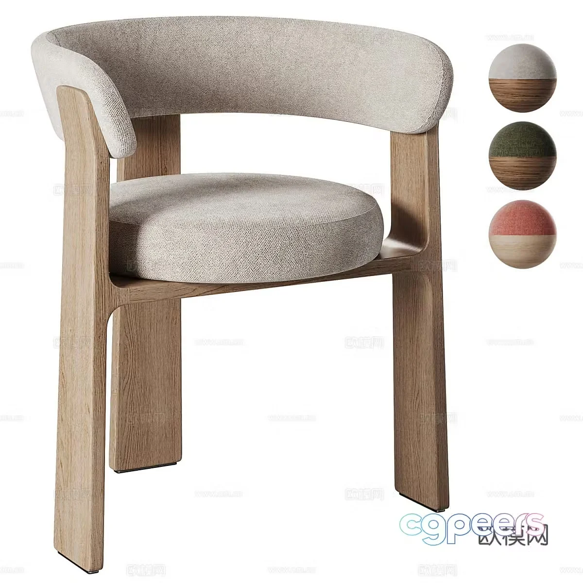 New Chinese chair 3d model