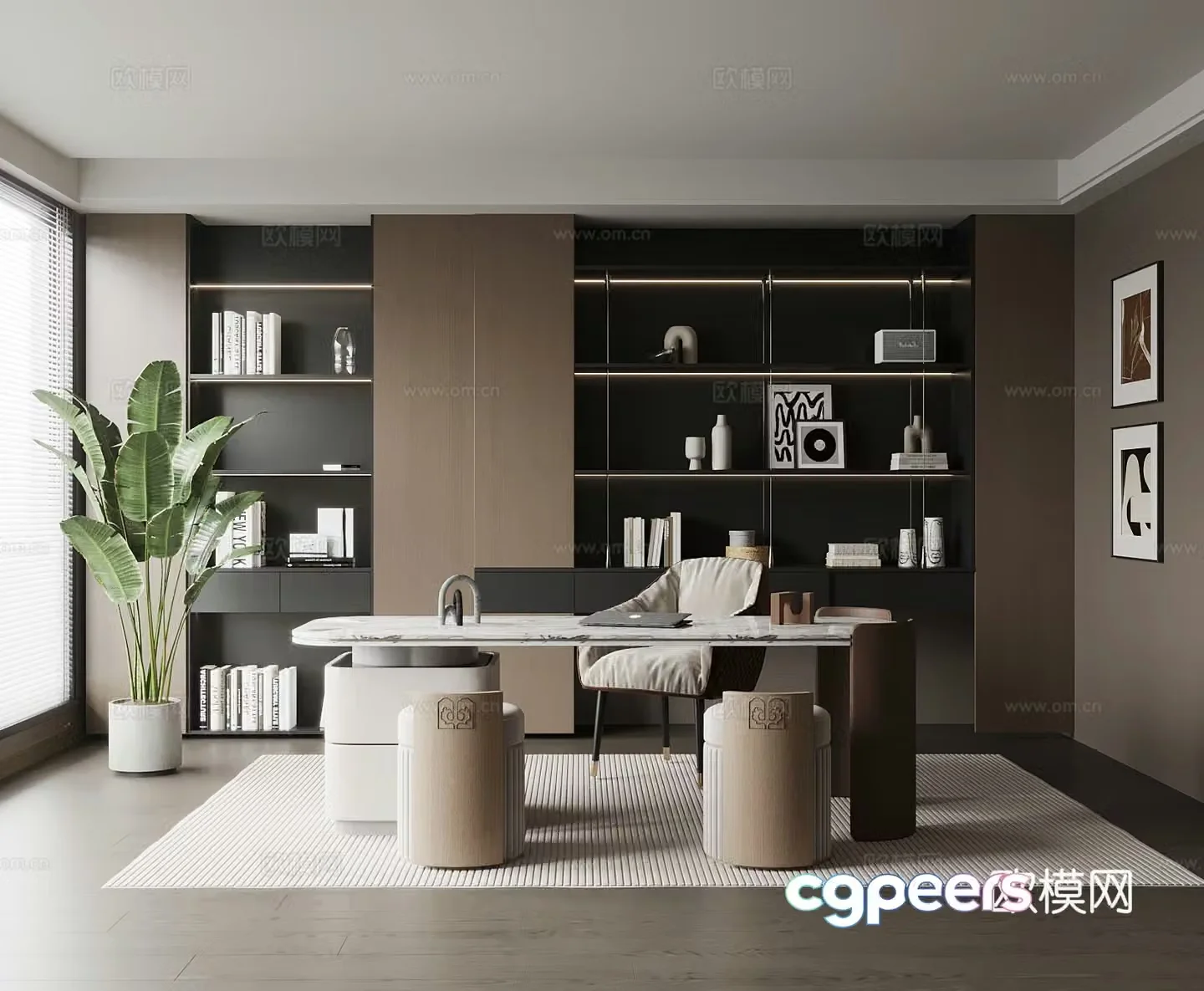 Italian study 3D model