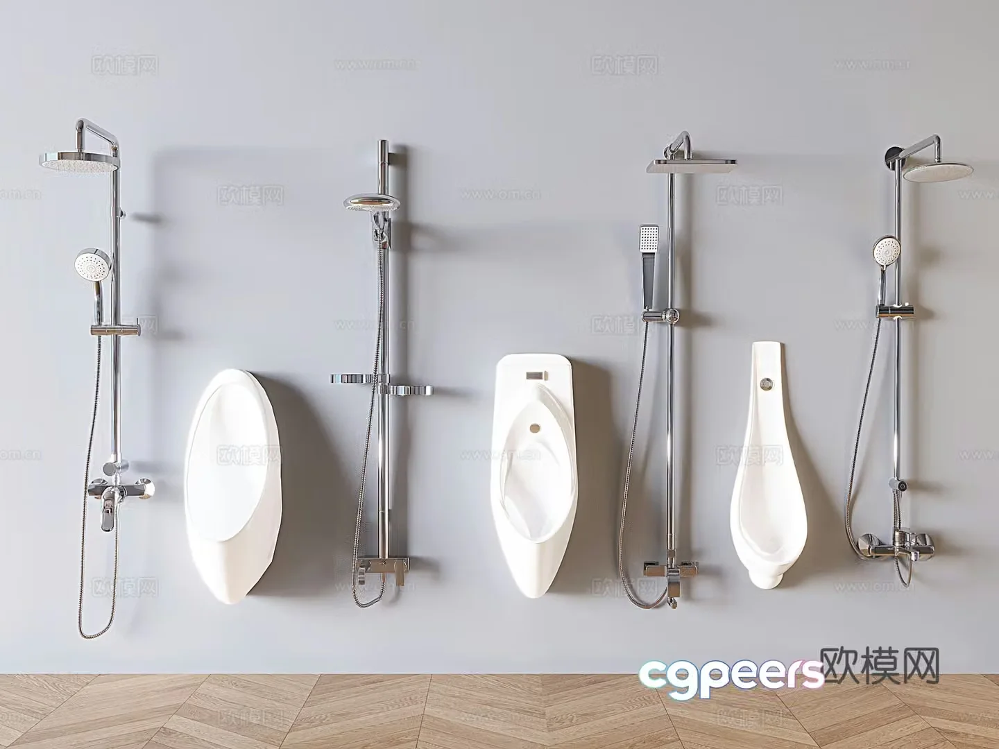 Modern Shower Show Show Show 3D Model