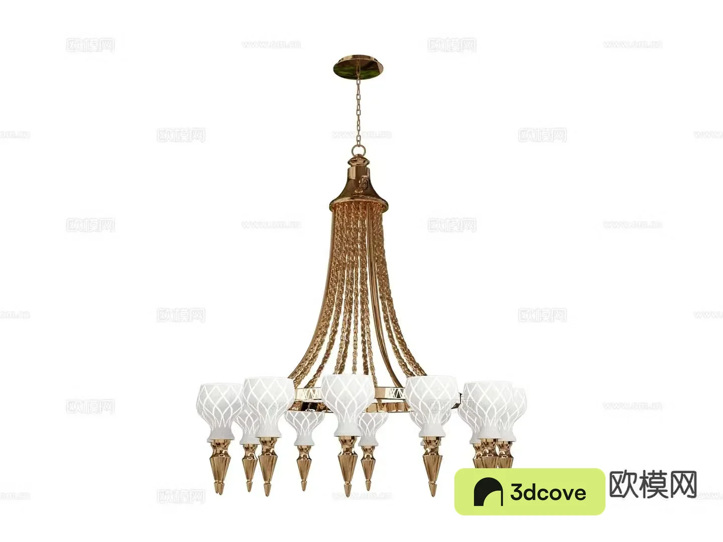 visionnaire multi-head chandelier