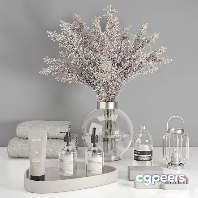 3ds Max Free – Bathroom set 45