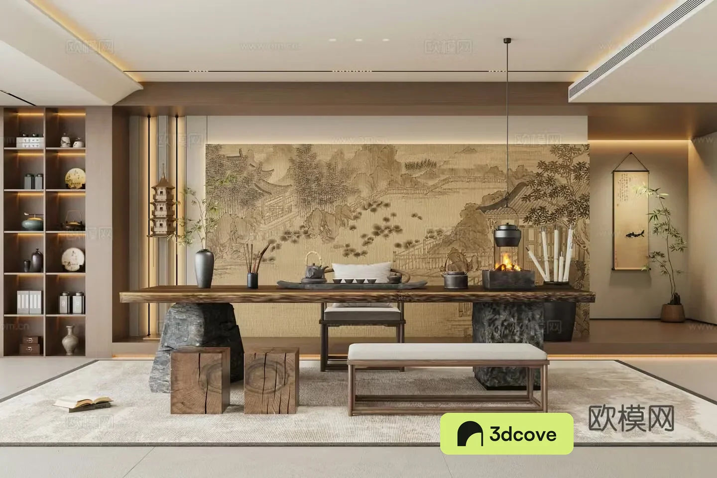 New Chinese Tea Room Zen Tea Room