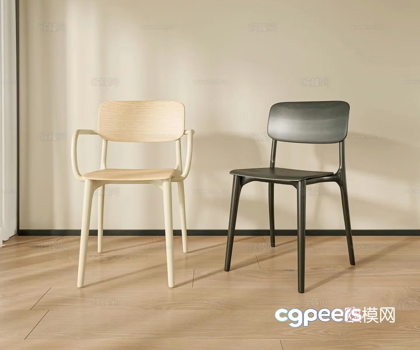 Modern leisure chair 3d model