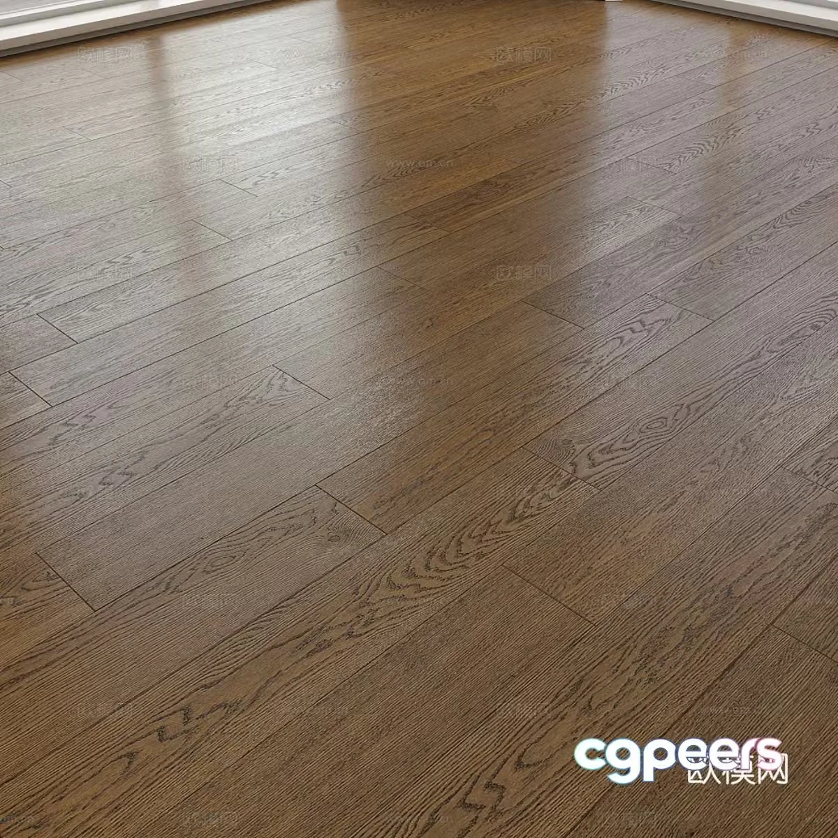 Wood floor material 3d model