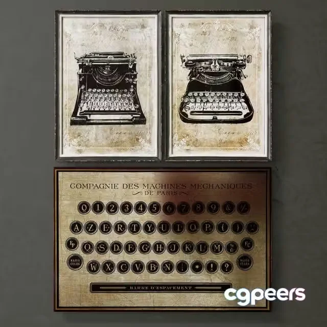 3ds Max Free – Classic Typewriters