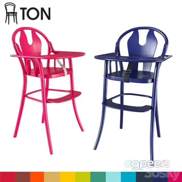 3ds Max Free – Chairs for feeding TON PETIT