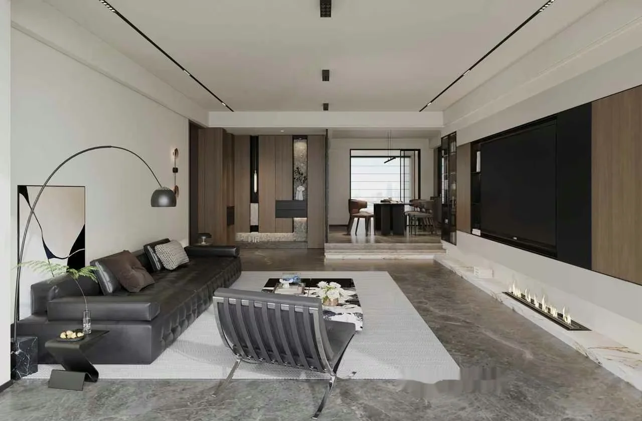 Modern Living Room 3D Model – 6885 – VRAY Render