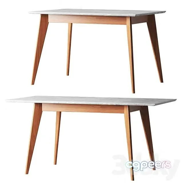3ds Max Free – Dining Table Gray