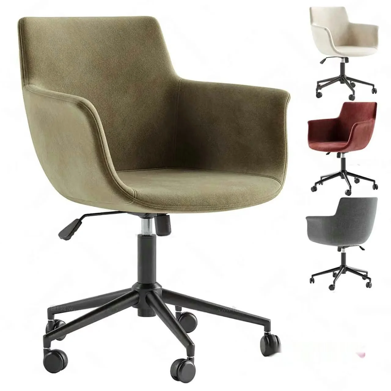 A Collection Of Office Chairs 3D Model – 13165 – CORONA Render
