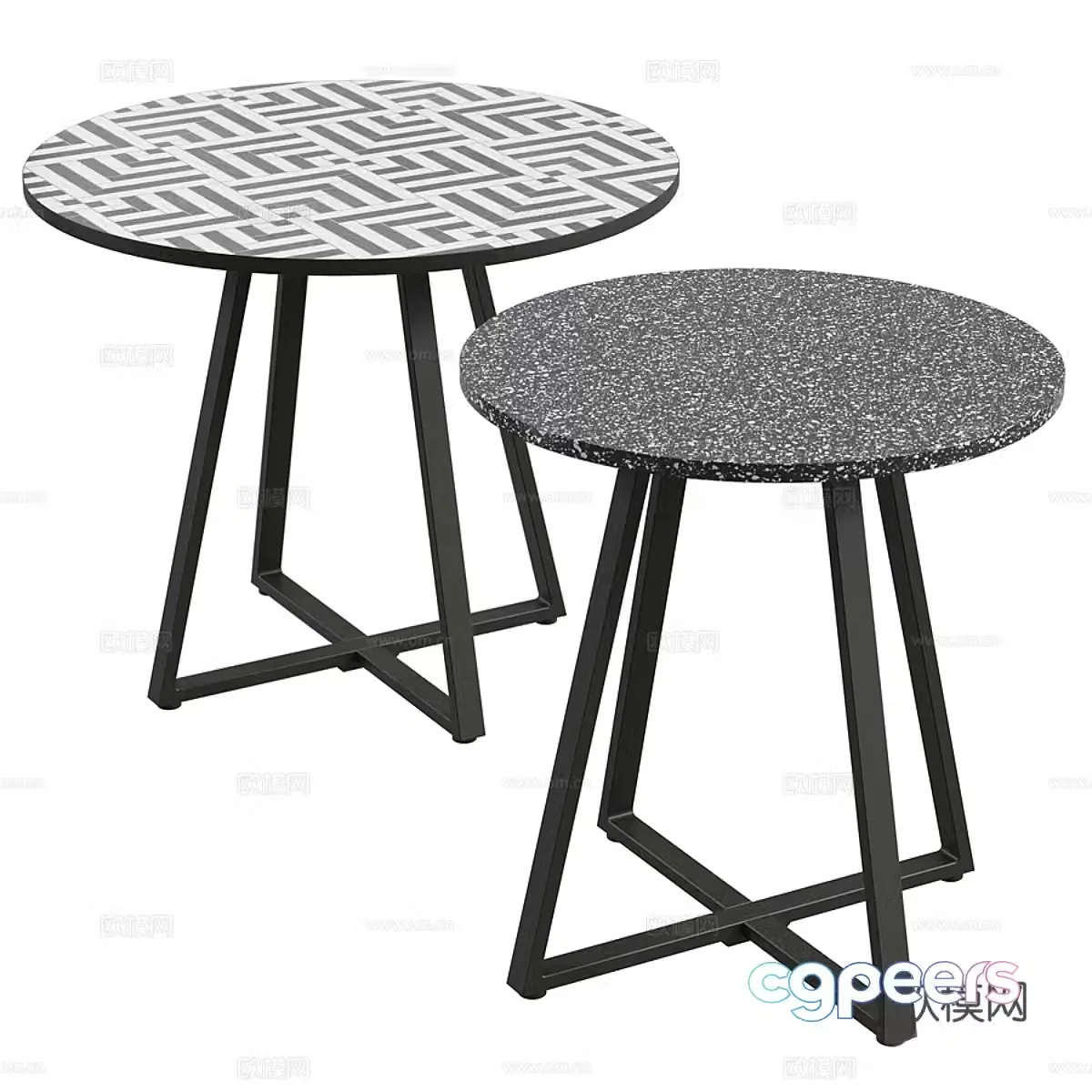 3D model of circle side