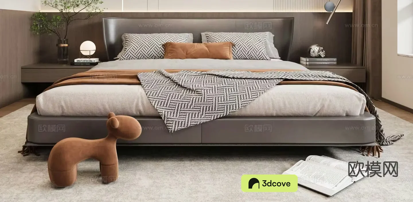 Italian double bed