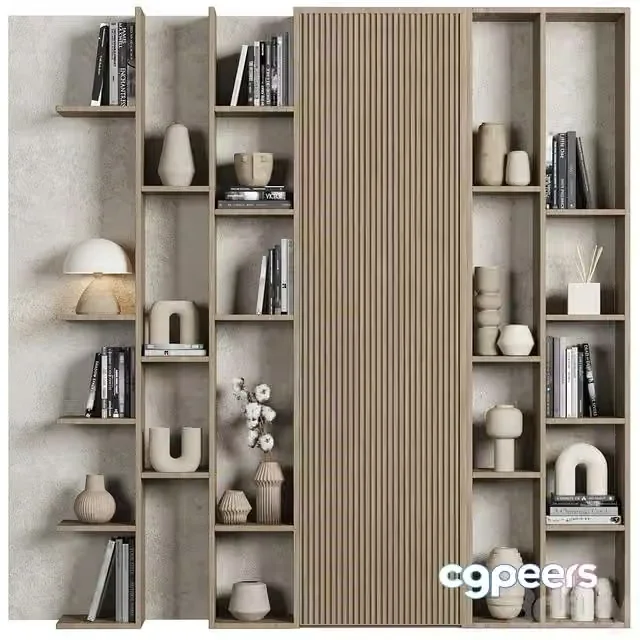 3ds Max Free – Cabinet with shelves_052