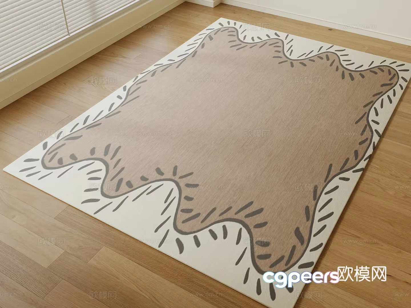 Cozy Wooden Floor 3D Model – 8579 – VRAY Render