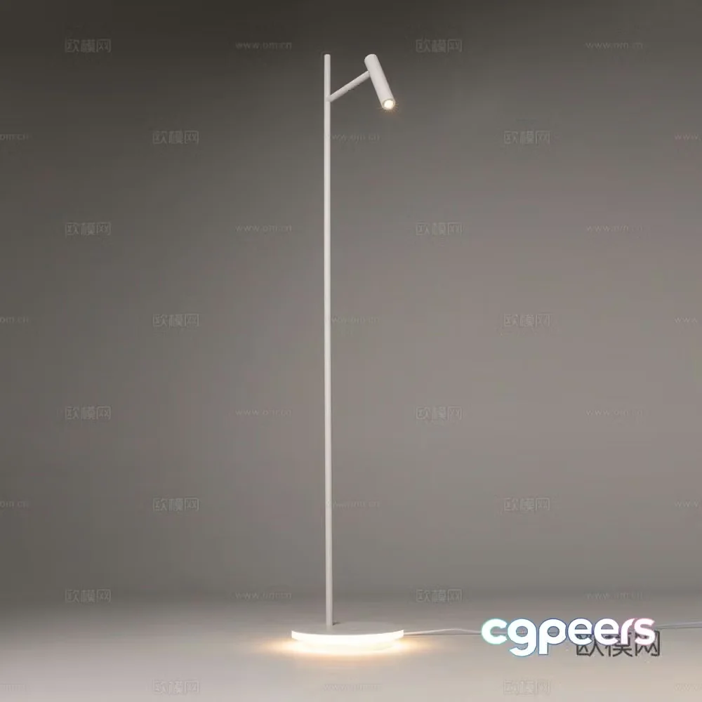 Modern simple floor lamp 3d model