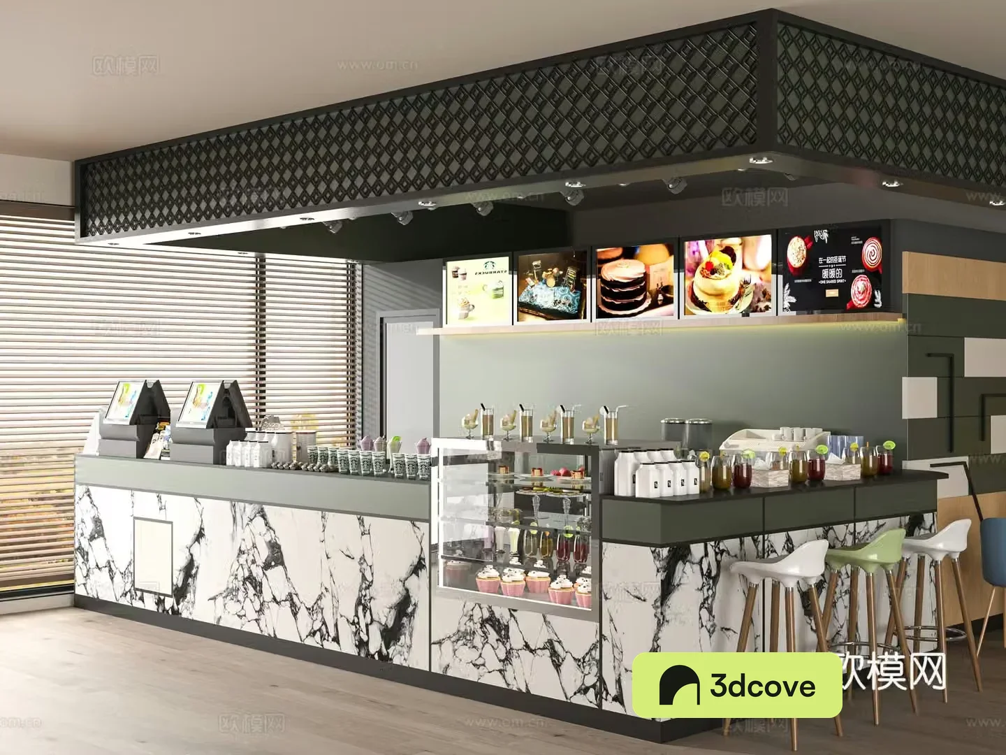 Modern cafe