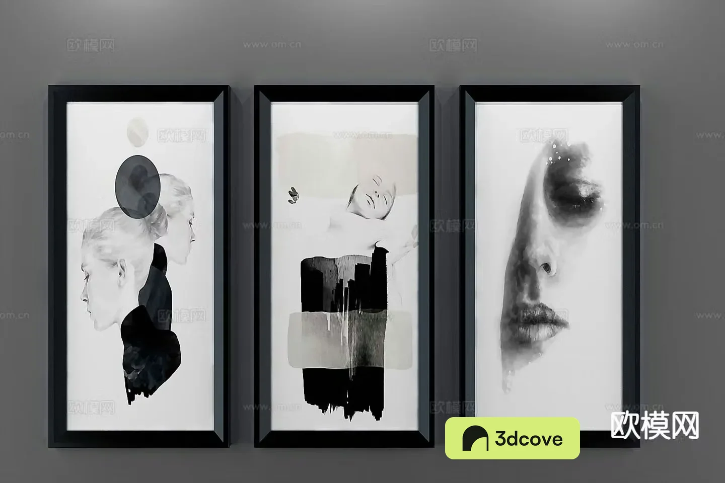 Modern abstract painting decoration hanging painting