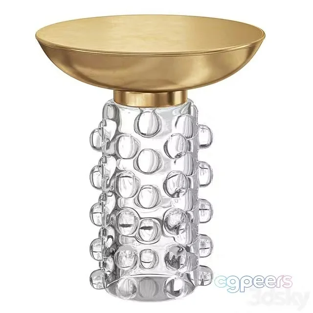 3ds Max Free – Brass Side Table