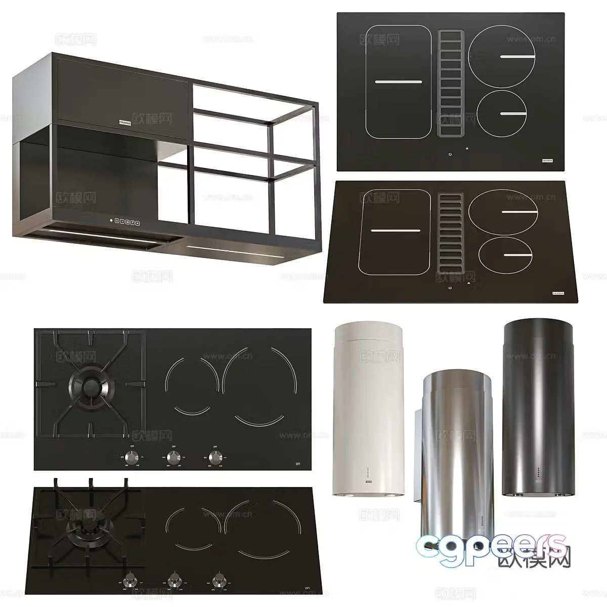 Kitchen appliances 3d model