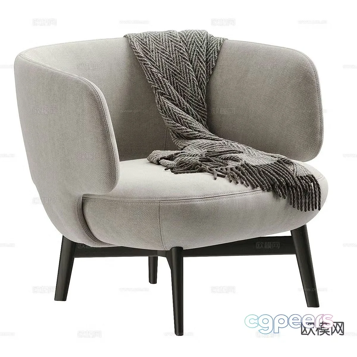 Modern leisure sofa 3d model